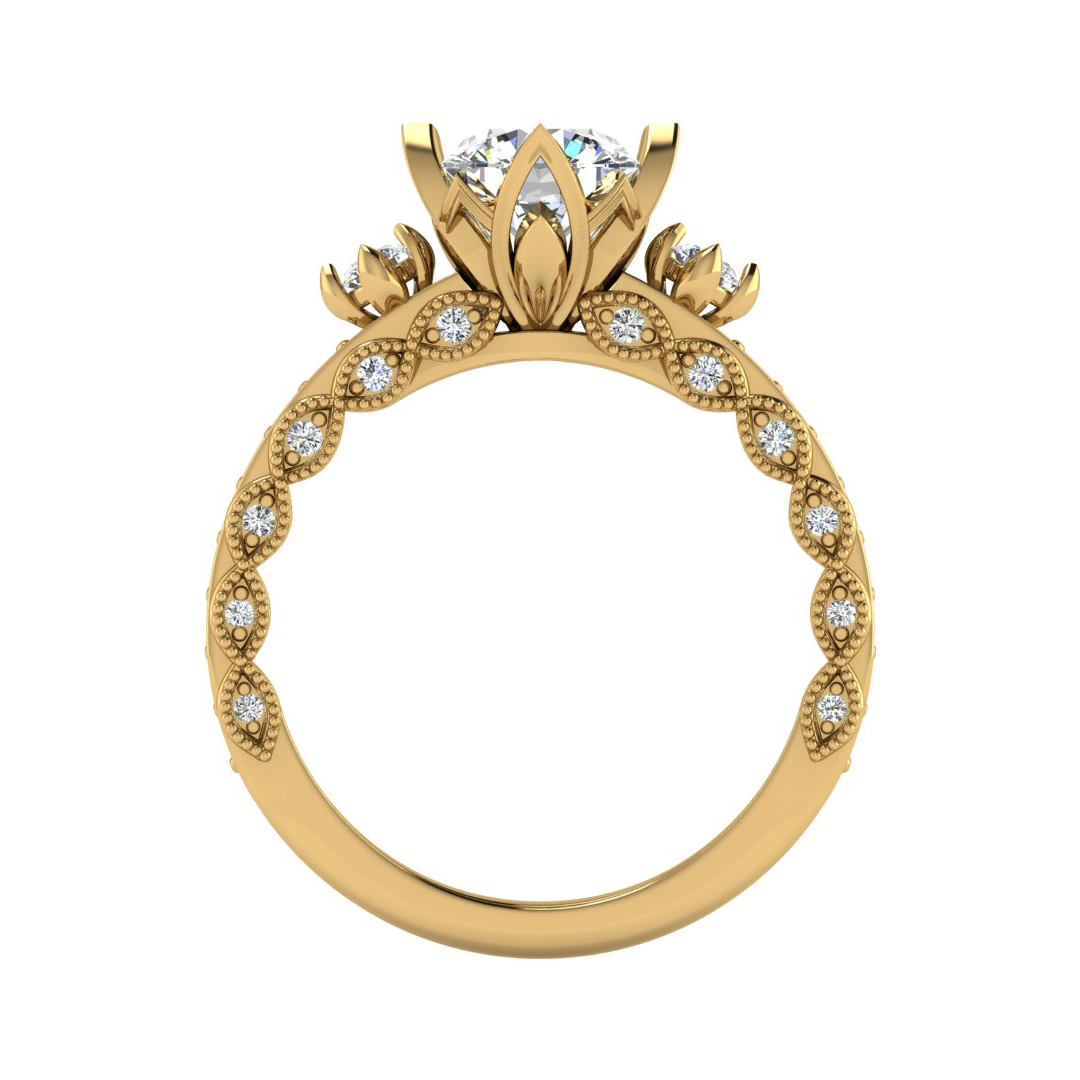 Veronica Accented Engagement Ring
